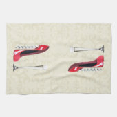 Stiletto Shoe Art Napkins Theedoek (Horizontaal)