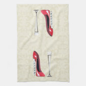 Stiletto Shoe Art Napkins Theedoek (Verticaal)