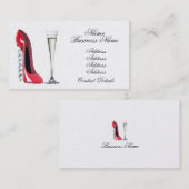 Stiletto Shoe Art Visitekaartjes (Voorkant / Achterkant)