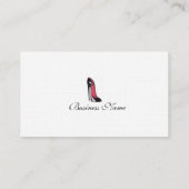 Stiletto Shoe Art Visitekaartjes (Achterkant)