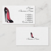 Stiletto Shoe Art Visitekaartjes (Voorkant / Achterkant)