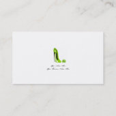 Stiletto Shoe Art Visitekaartjes (Achterkant)