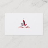 Stiletto Shoe Art Visitekaartjes (Achterkant)