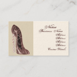 Stiletto Shoe Art Visitekaartjes
