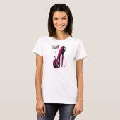 Stiletto Shoe Tee Shirt van Fluff (Voorkant volledig)
