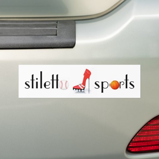 Stiletto Sports Officier Bumpersticker (Op auto)