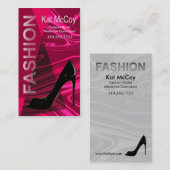 "Stiletto Style" — Stijllijst Mode, ontwerper Visitekaartje (Voorkant / Achterkant)