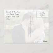 Stiletto Wedding Shoe voeg je foto toe Dank je Briefkaart (Achterkant)