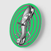Stilettoid™/Groen & Roze Grote Klok (Hoek)