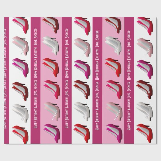  Stilettos Aangepast Cadeaupapier (Vlak)