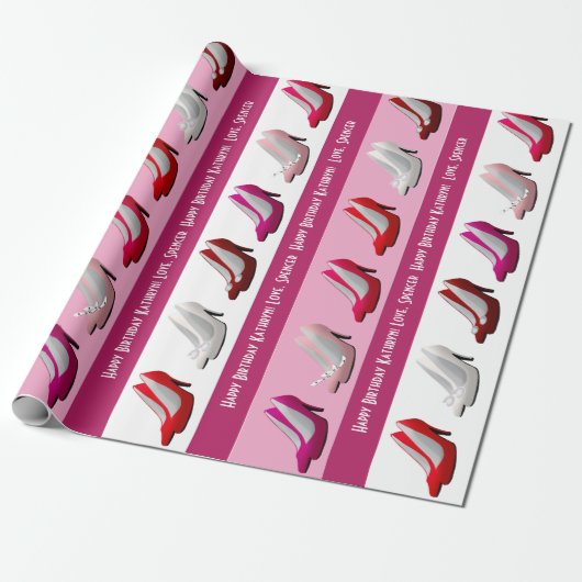  Stilettos Aangepast Cadeaupapier (Uitgerold)