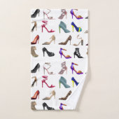 Stilettos High Hiel Collage Bad Handdoek (Handdoek)