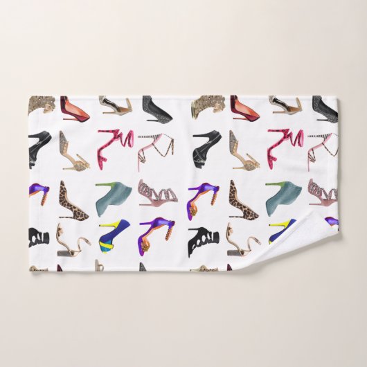 Stilettos High Hiel Collage Bad Handdoek (Handdoek)