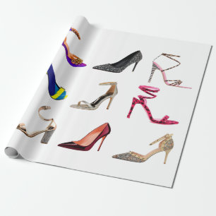 Stilettos High Hiel Collage Cadeaupapier