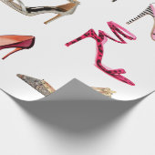 Stilettos High Hiel Collage Cadeaupapier (Hoek)