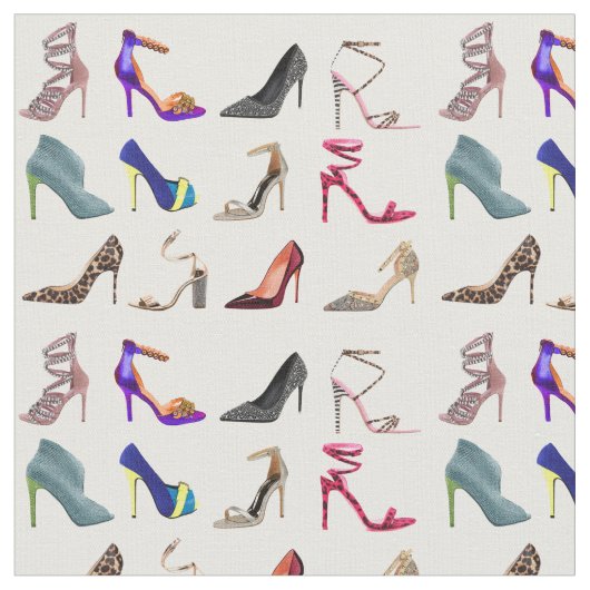 Stilettos High Hiel Collage Stof (Close Up)