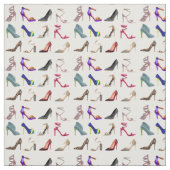 Stilettos High Hiel Collage Stof (Swatch)