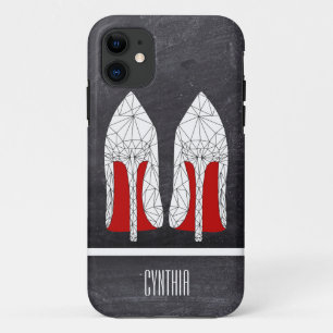 STILETTOS-maasdriehoeksstijl in karton iPhone 11 Hoesje
