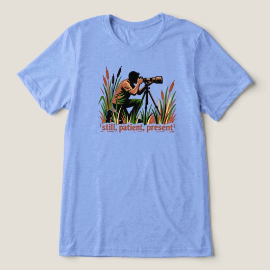 Stilfotograaf Tri-Blend Shirt (Design voorkant)