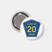 Stilised County Route-teken | Klasse 2020 Hoger Magneet (Voorkant / Achterkant)