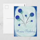 Stilisierte Blumen Briefkaart (Voorkant / Achterkant)