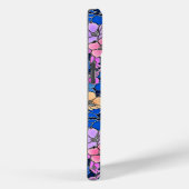 Stilistisch bloemenpatroon Case-Mate iPhone case (Achterkant / Rechts)