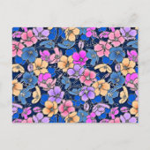 Stilistisch bloemmotief 46 briefkaart (Voorkant)