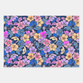 Stilistisch bloemmotief 46 inpakpapier vel (Voorkant 2)