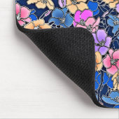 Stilistisch bloemmotief 46 muismat (Hoek)