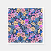 Stilistisch bloemmotief 46 servet (Voorkant)