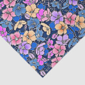 Stilistisch bloemmotief 46 tissuepapier (Detail)