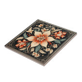 stilistische bloem tegeltje (Zijkant)