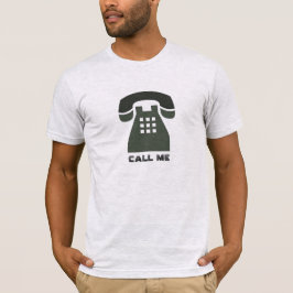 Stilistische  telefoon bel me alle kleuren t-shirt