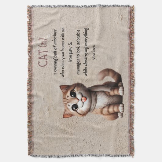 Still a Cat Mom Keeper Throw Deken (Voorkant Verticaal)