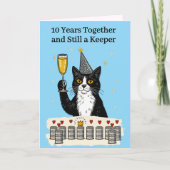 Still a Keeper Ten Tin Cans 10th Anniversary Kaart (Voorkant)