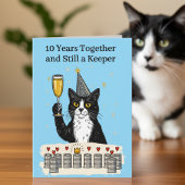Still a Keeper Ten Tin Cans 10th Anniversary Kaart