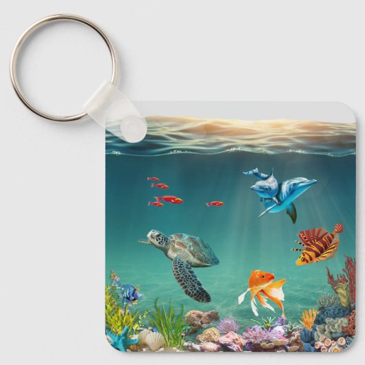 Still Blue Moments Sleutelhanger (Voorkant)