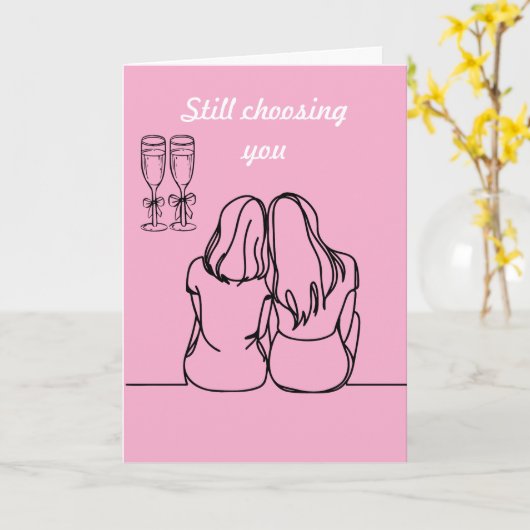 Still choosing you kaart (Gele Bloem)