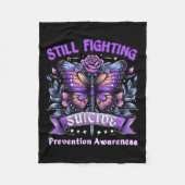 Still Fighting Suicide Prevention Awareness Butter Fleece Deken (Voorkant)