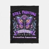 Still Fighting Suicide Prevention Awareness Butter Fleece Deken (Voorkant)