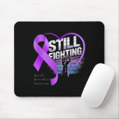 Still Fighting Suicide Prevention Awareness Purple Muismat (Met muis)