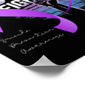Still Fighting Suicide Prevention Awareness Purple Poster (Hoek)