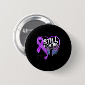 Still Fighting Suicide Prevention Awareness Purple Ronde Button 5,7 Cm (Voorkant /achterkant)