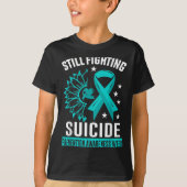 Still Fighting Suicide Prevention Awareness Purple T-shirt (Voorkant)