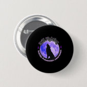 Still Fighting Suicide Prevention Awareness Wolf  Ronde Button 5,7 Cm (Voorkant /achterkant)
