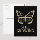 Still Growing Butterfly - Zelfliefde en genezing Briefkaart (Voorkant / Achterkant)