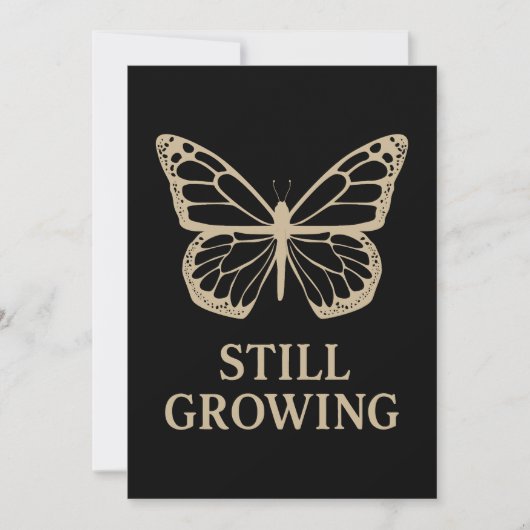Still Growing Butterfly - Zelfliefde en genezing Kaart (Voorkant)