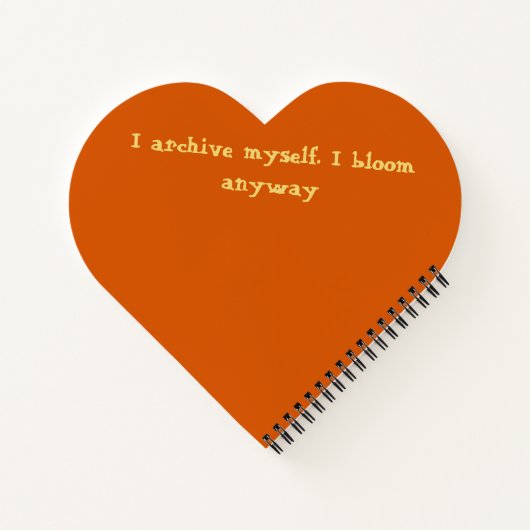 Still I Bloom Heart Journal  Notitieboek (Achterkant)