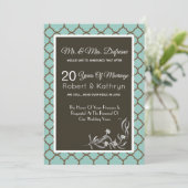 "still in Love" Wedding Vow Renewal Uitnodiging (Staand voorkant)