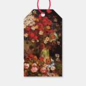 Still Life Flowers in a Vase by Vincent van Gogh Cadeaulabel (Voorkant)